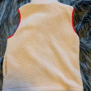 Pink  Sherpa vest